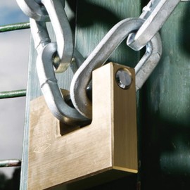 IFAM 000770 U70 Padlock, Brown (Brass), 70 mm