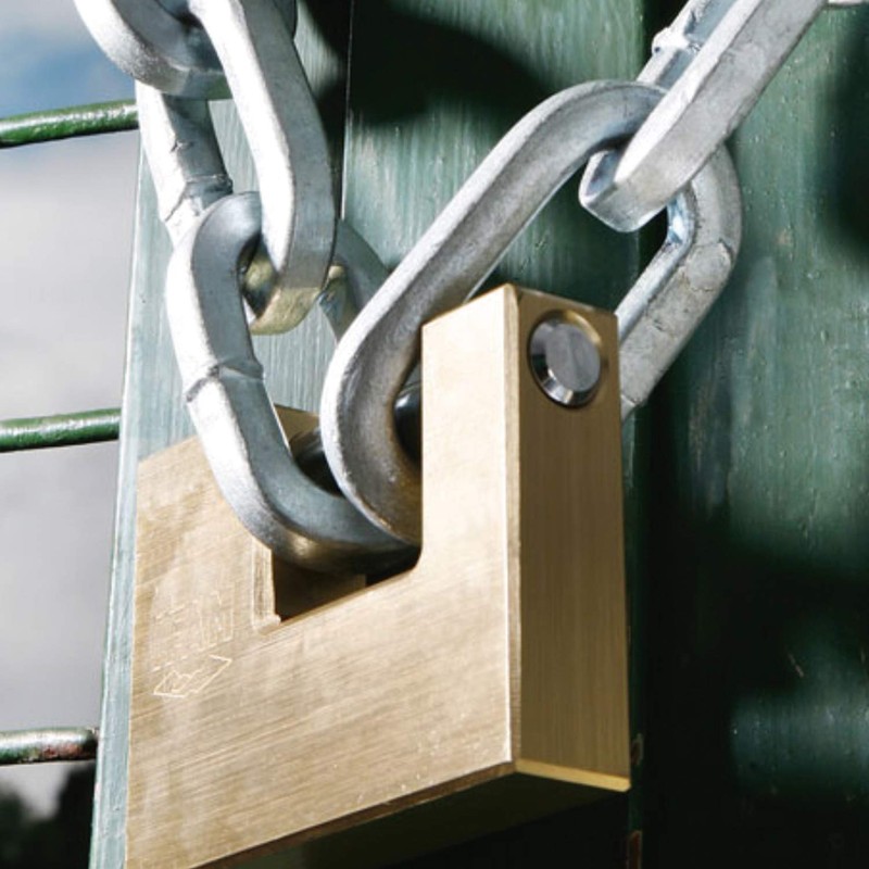 IFAM 000770 U70 Padlock, Brown (Brass), 70 mm