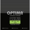 Optima 4099 LS Bass Pure Nickel FLATWOUND Strings, Long Scale,