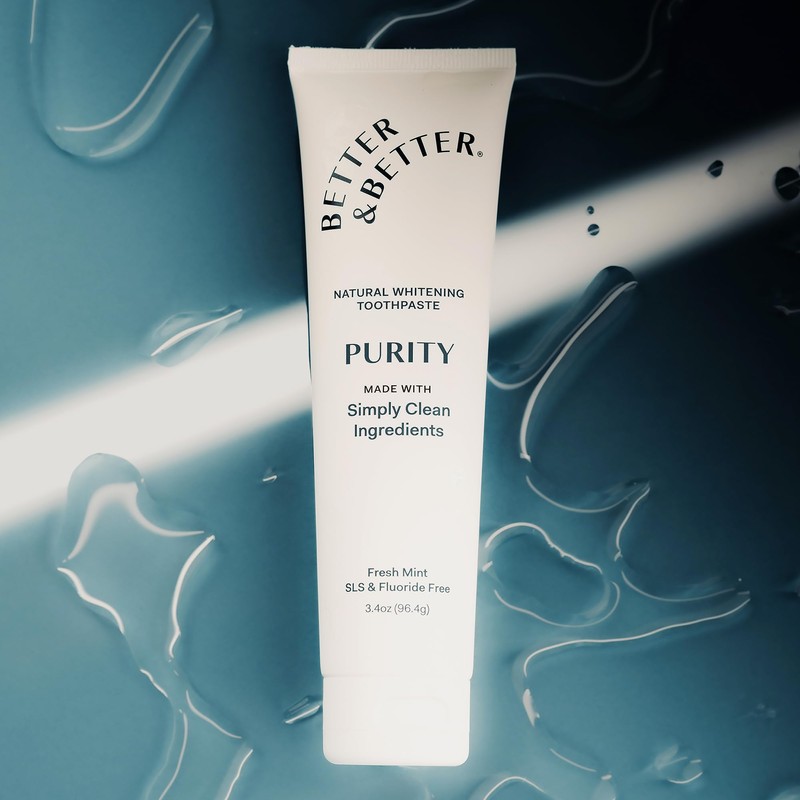 Better & Better Purity Toothpaste | Natural Whitening Toothpaste Without