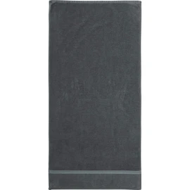 Erwin Müller Mannheim Terry Towel Pack of 6 Plain Anthracite Size 50 x 100 cm - Quick Drying and Extra Absorbent, Practical Thanks to Loops on Both Sides, 100% Cotton