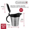 Coolinato Thermo Stainless Steel Gravy Boat, 400 ml, Double-Walled Stainless