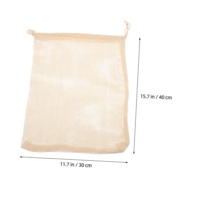 COLLBATH 4pcs Reusable Seafood Cooking Bags Thread Steam Bags for