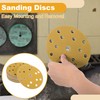 Partuto 50 Pcs 6" 15 Hole 150 Grit Universal Sanding