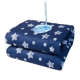 Reusable Bed Pads 34"x36" 2 Pack , Absorbent Waterproof Chuck Pads Non Slip for Incontinence , Waterproof Incontinence Pads Quilted for Seniors, Bedwetting Kids, Aldults, Pets, Navy