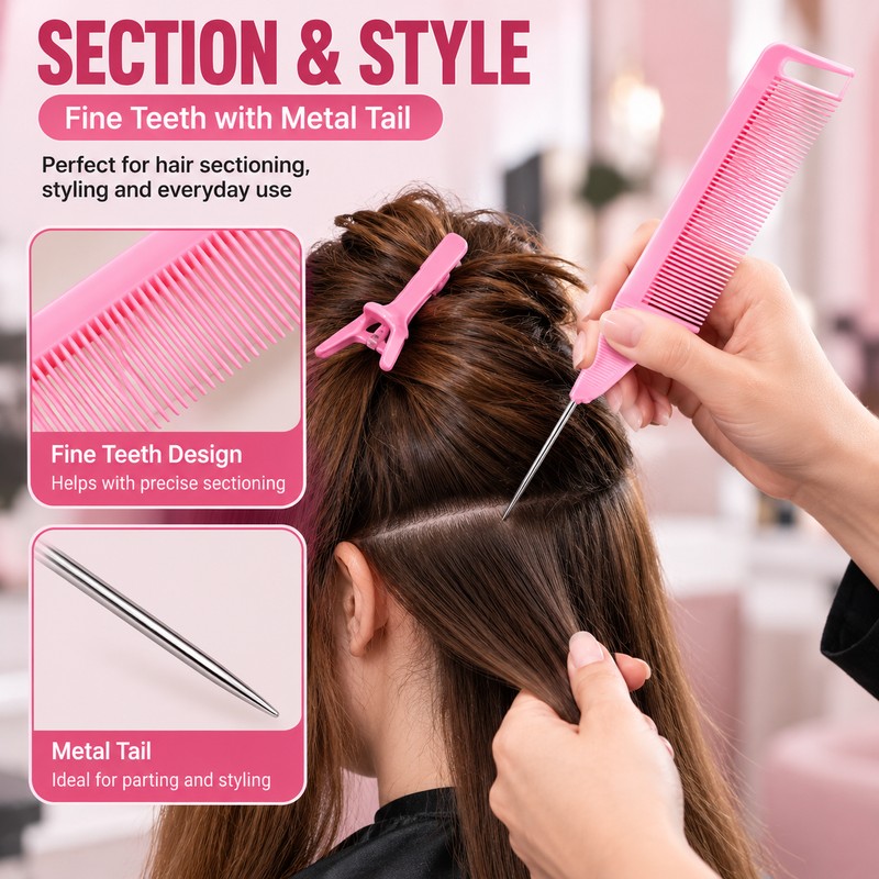 5-Piece Hair Styling Tool Set for Daily Hair Care –