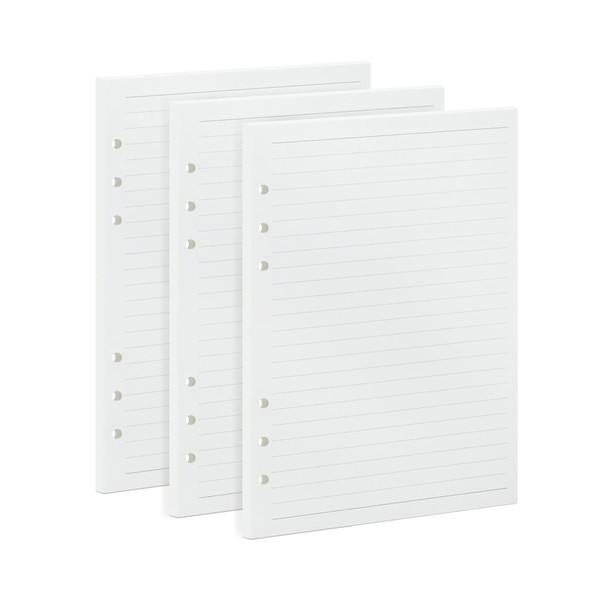 A5 Line Loose Leaf Refill Paper, 135 Sheets Planner Refills,