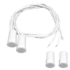 Aifeier ET 2 PCS Magnetic Door Switch RC-33 NC | Recessed Wired Security Window Door Contact Sensor | for Home Security Alarm System