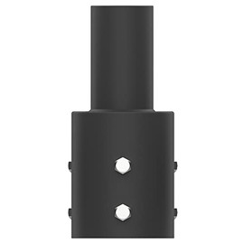 Tenon Adapter for 4 inch Round Pole Vertical Bracket Adapter with Slip Fitter Mount (2 3/8inch) Mounting Bracket Accessories for Outdoor Shoebox Lighting Street Light Parking Lot Light