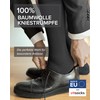 vitsocks Men's Knee Socks 100% Cotton Long Socks (Pack of