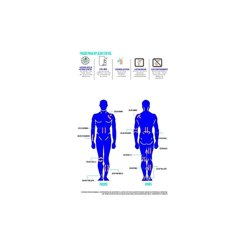 Phiten Cinta kinesiológica con titanio X1