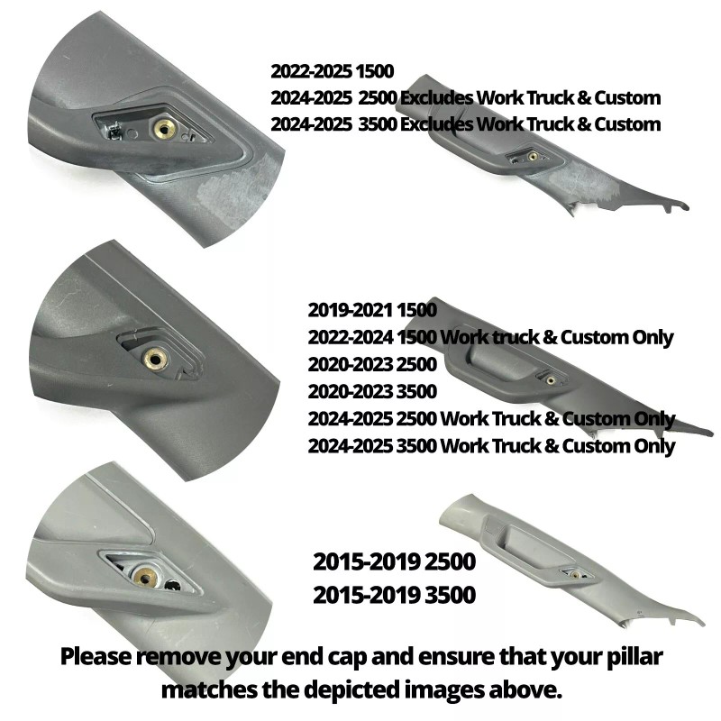 CARZDELUXE Dual gauge pod mount for 2019-2025 Chevy Silverado 1500