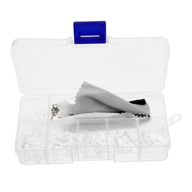 Healeved 1set Eyeglass Repair Kit Screws and Precision Screwdrivers Glasses and Sunglasses Includes Skid Nose Pads and Tweezers for Repairs at