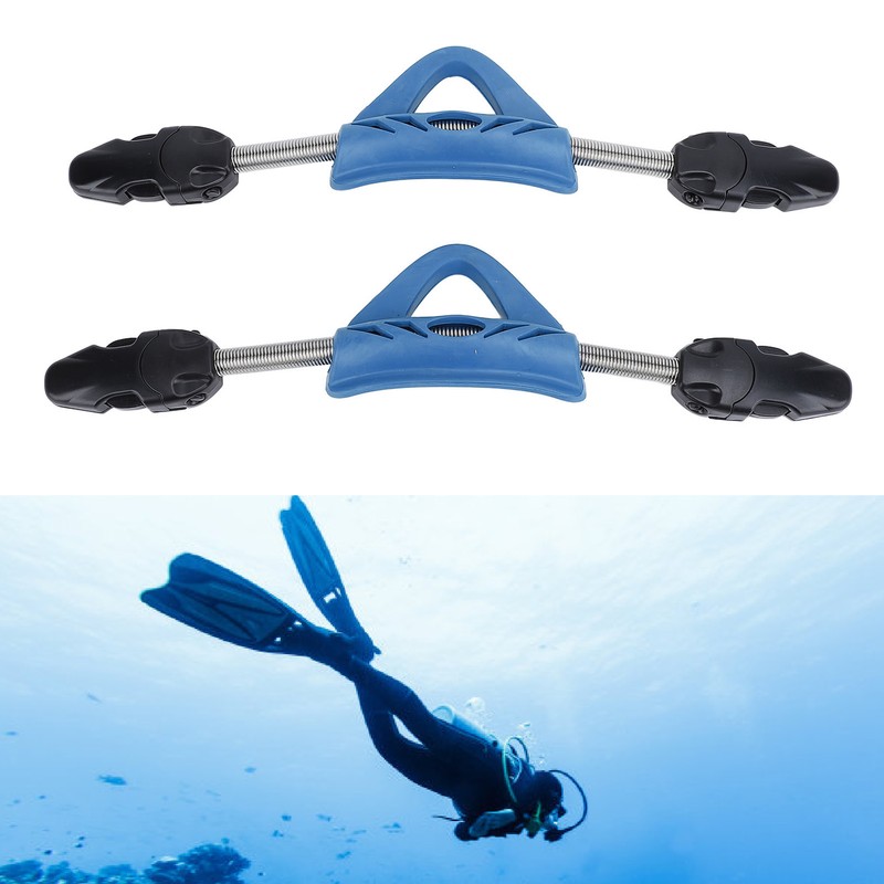 2PCS Diving Spring Fin Strap Stainless Steel Diving Fin Heel