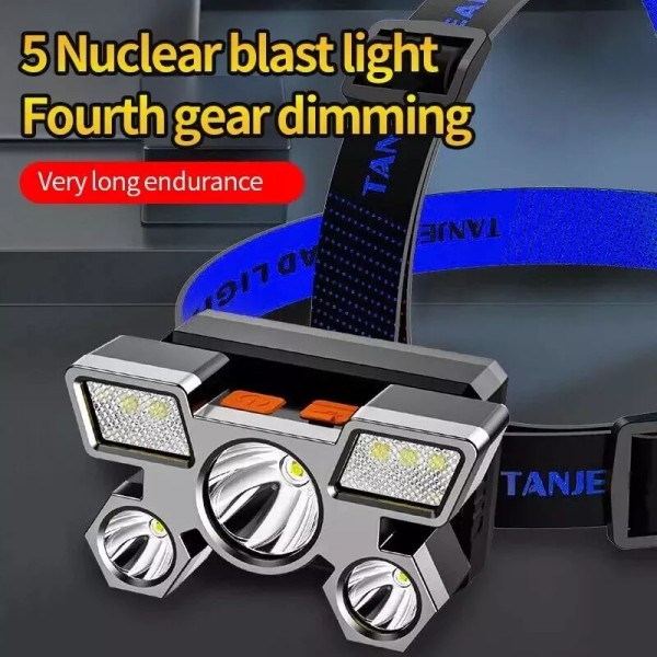 Headlamp Sensor Head Torch Headlight LED Rechargeable