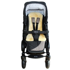 Heitmann Baby Lambskin Child Seat Cover Gold-Beige