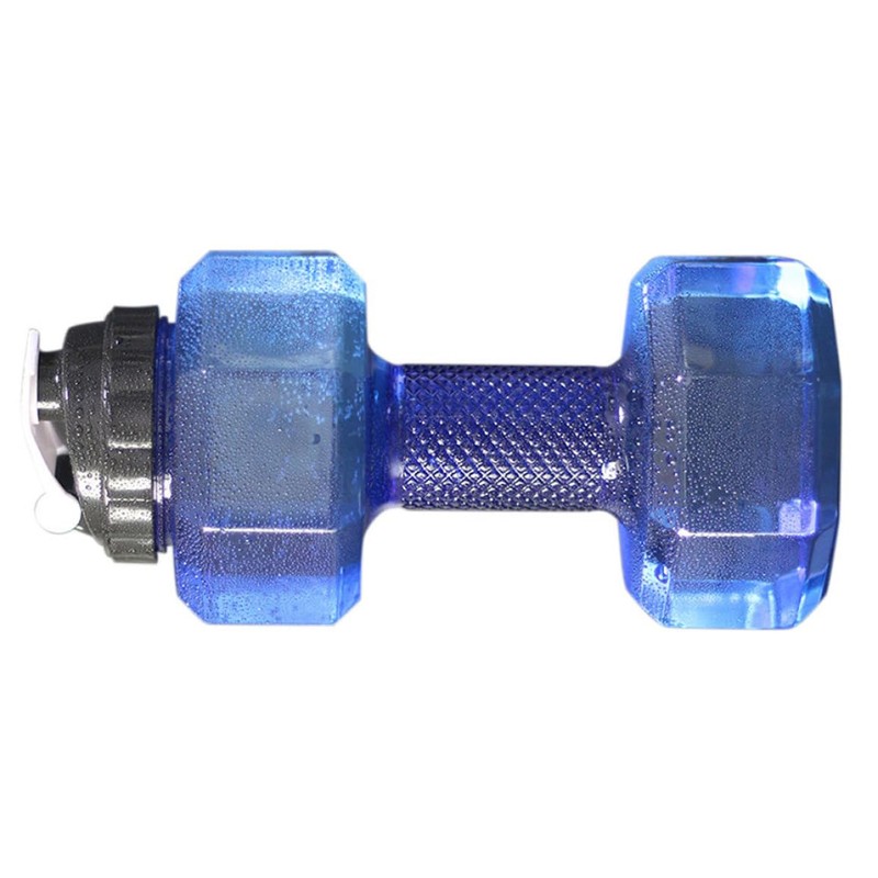 Weight Water Bottle 2.2L Dumbbell Shaped Water Container with Leak