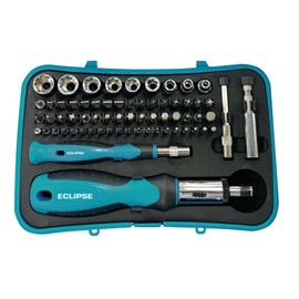 Eclipse Professional Tools ERSMS65PS 65-Piece Ratchet Screwdriver & Mini Socket Set