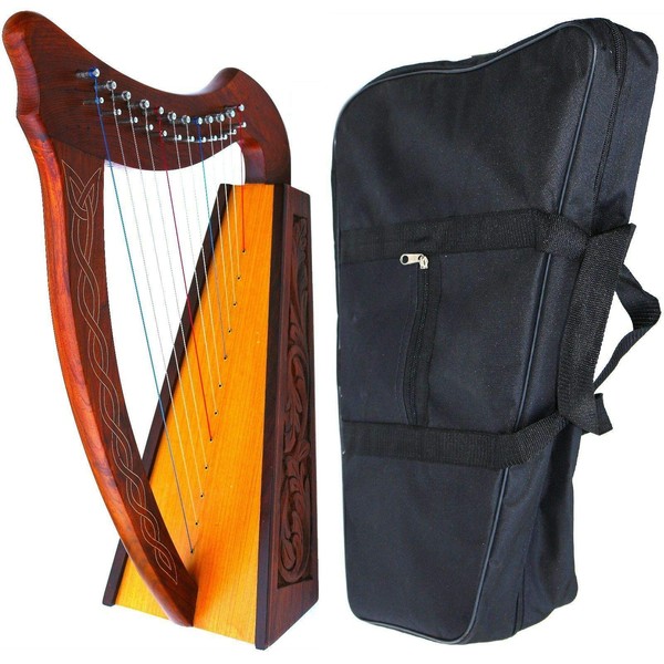DEURA HARP CELTIC 12 STRINGS BABY LAP HARP with BAG