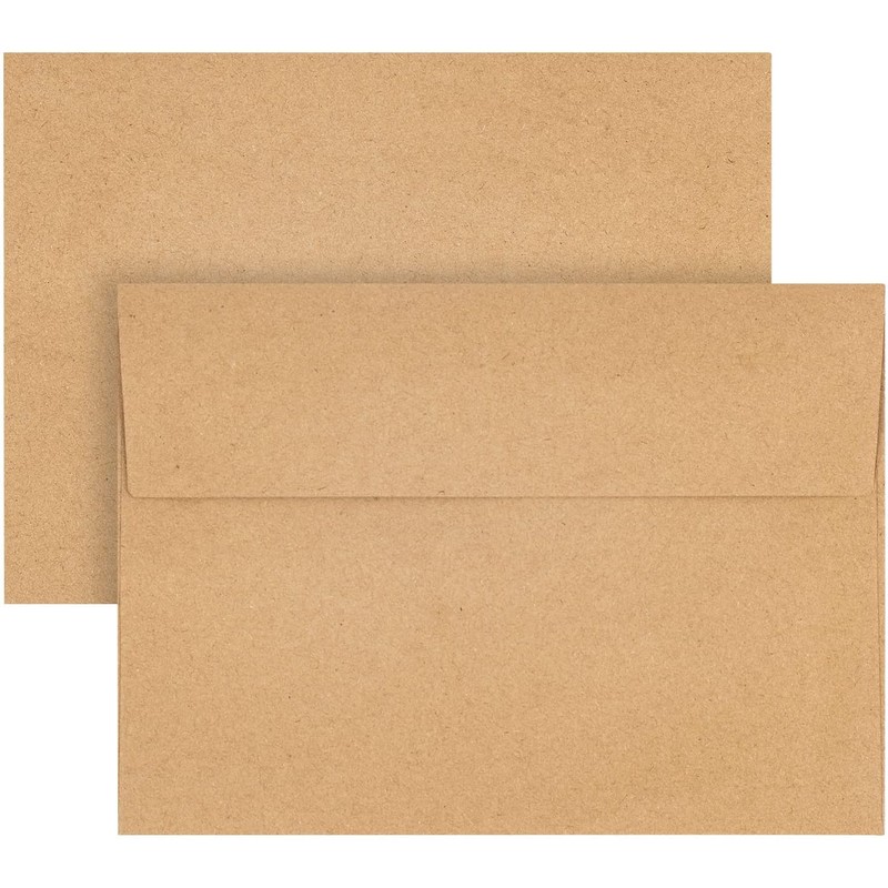 50 Pack Kraft Envelopes - 4 x 6 Inch Brown