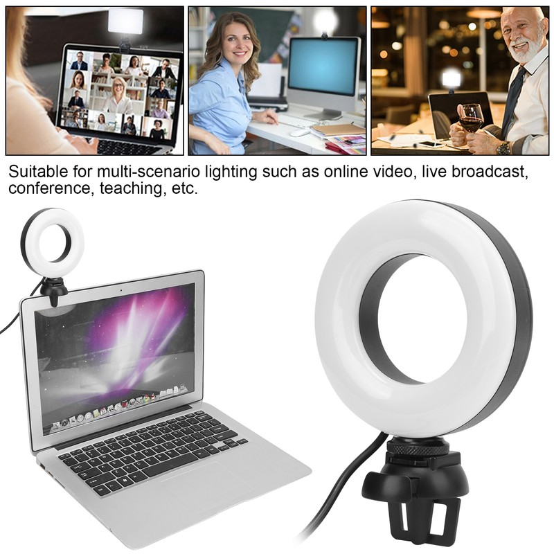 YT‑48 4in Round LED Fill Light for Online Meeting Live