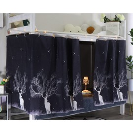 Bed Curtain, Bunk Bed Tent Curtain, Blackout Curtains, Mosquito Net, Bunk Bed, Sleeping Tent, Mid-Sleeper Bed, Tent Curtain, Cloth, Dustproof Mosquito for Student Home, Children's Room, Children's Bed