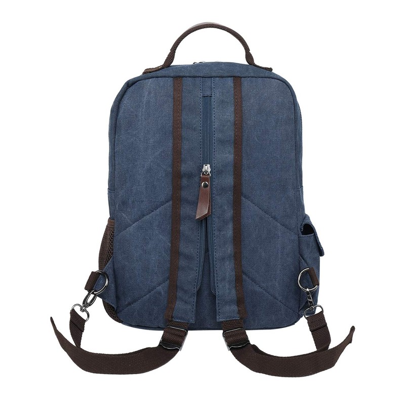 Mygreen Body Bag, Backpack, Crossbody Bag, 2-Way Canvas, navy