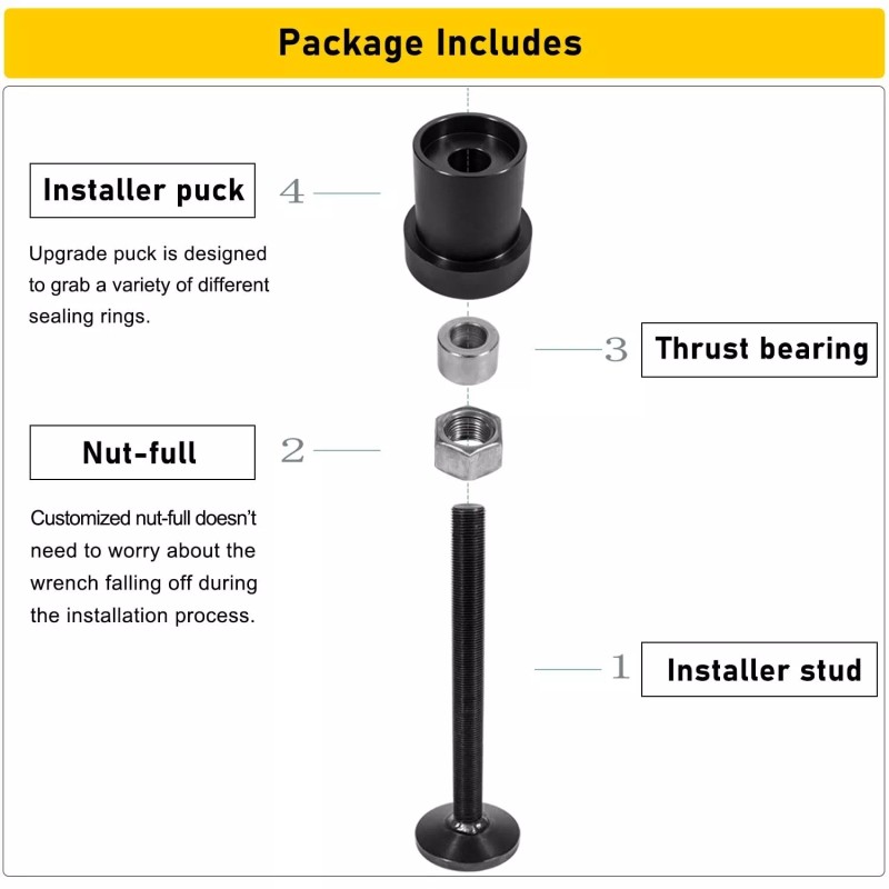 Camoo Fits Dana 30 44 60 Differentials Inner Axle Side