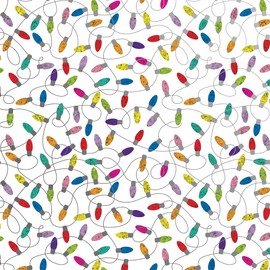 Jillson Roberts Bulk Wrapping Paper, Holographic Lights, 1/4 Ream 208 feet x 24 inches