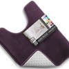 Clara Clark Bathroom Rugs, Velvet Memory Foam Bath Mat, Non-Slip,