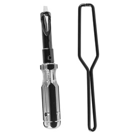 Tiardey 1PCS 10mm Jam Nut Valve Adjustment Tool Slotted Valve Adjustment Tool Jam Nut Slotted Valve Adjusting Stud Valve Grinding Tool