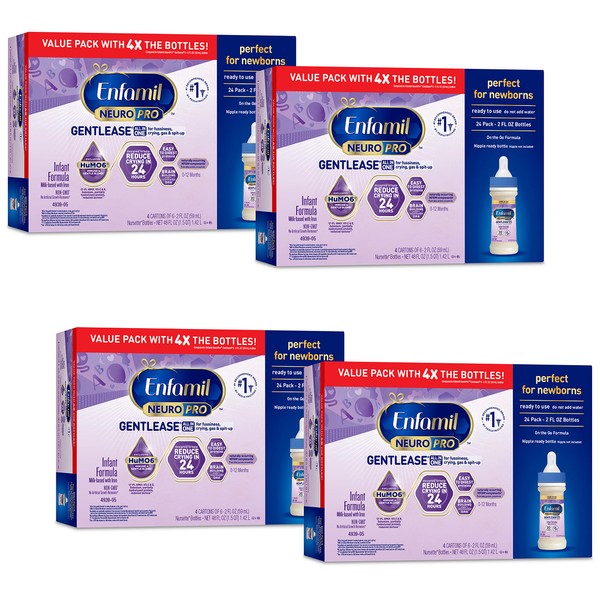 Enfamil Neuropro Gentlease Ready To Feed . Nursette Bottle Ease
