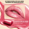 Erinde Lápiz Labial Purpurina Metálica con Mate, Tinte Labial Duradero,#02