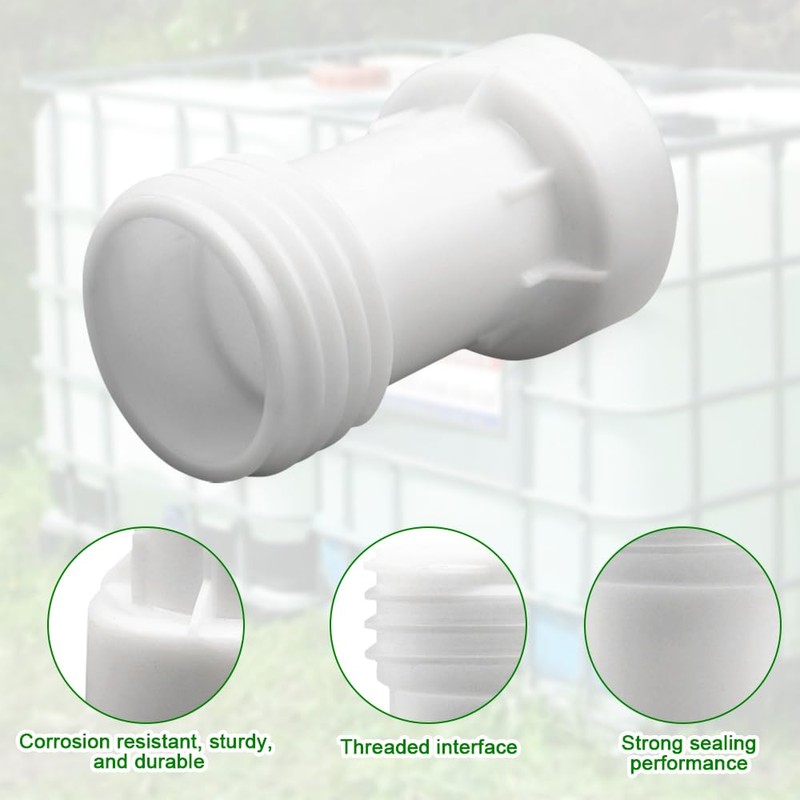 Riisoyu IBC Tank Accessories, IBC Adapter S60 x 6 Extension