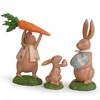 Hodao 3 PCS Easter Bunny Family Decorations Spring Easter Rabbit