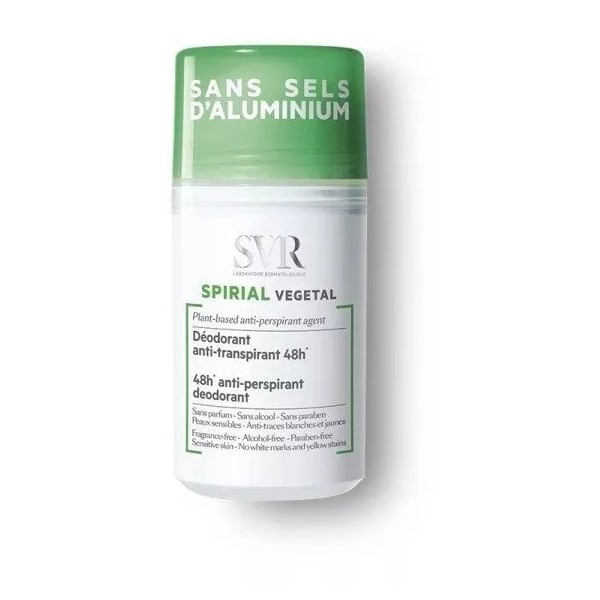 Svr Spirial Desodorante Antitranspiran Vegetal Roll On 50 Ml