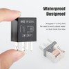 2PCS Car Relay Replacement OEM# 8T2T-14B192-AA,Multi-Purpose 4 Pin Relay Automotive