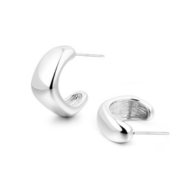 Chunky Gold Dangle Earrings For Women Gold Plated Statement Earrings Large Minimalist Geometric Long Triangle Exaggerated Stud Earring For Women Trendy, Brass, No Gemstone