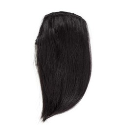 Hair Piece Clip-in Bangs Fringe synthetic fiber black blackbrown YZF-1088HT-2
