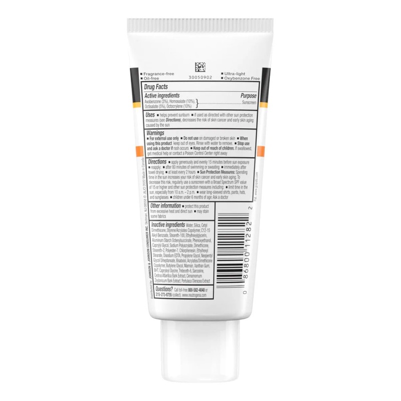 Neutrgena Bloqueador Protector Solar facial 50 SPF Clear Face para