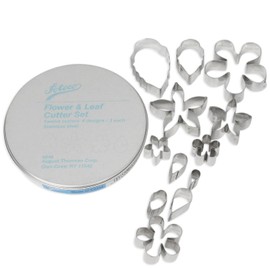 Ateco 12pc Stainless Steel Flower & Leaf Cutter Set
