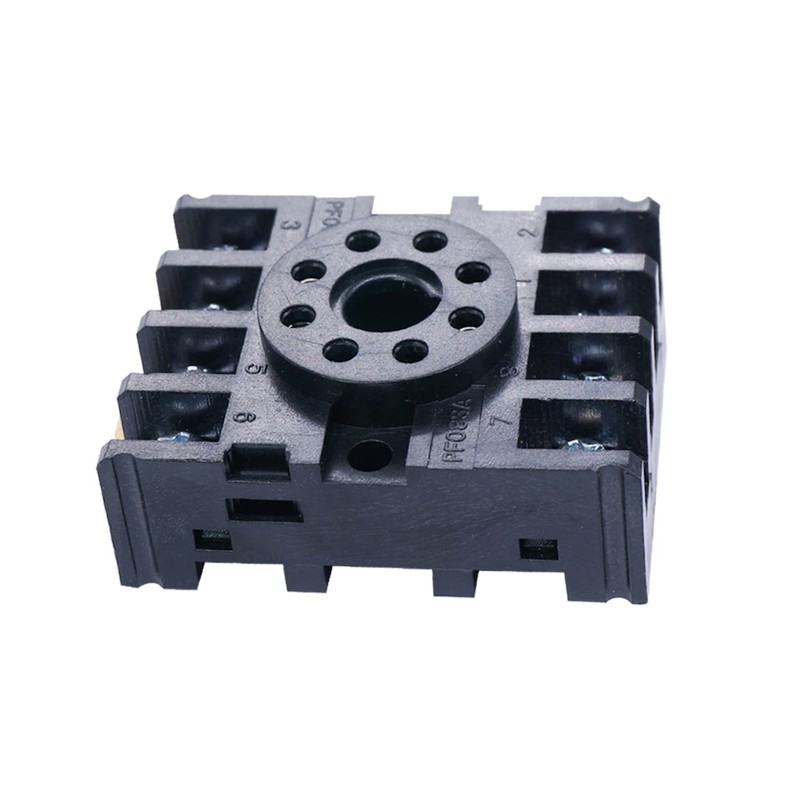TWTADE/JTX-2C, MK2P-I DPDT Power Relay with Plug-in Terminal Socket Base,