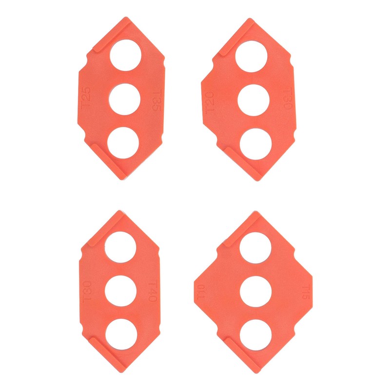 4Pcs Radius Jig Router Templates Set Rounded Corner Radius Routing