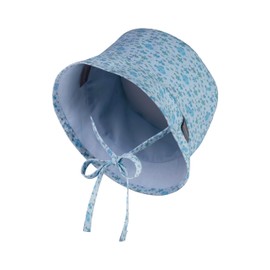 Sterntaler Reversible Fishing Hat Fish Print with Tie Band - Baby Hat Boys with UV Protection 30 and Print Pattern - Reversible Fishing Hat Baby Protects the Head, lightblue