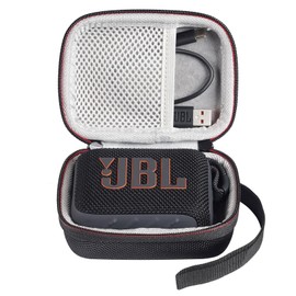 YipuVR for JBL GO 4 Case,2024 JBL GO 4 Hard Case,Waterproof Carrying Case for 2024 JBL GO 4 Portable Speaker,Protective Case for JBL GO 4 Accessories(Black Case for GO 4)