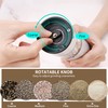 Electric Salt and Pepper Grinder Set Rechargeable Adjustable Coarseness Stainless