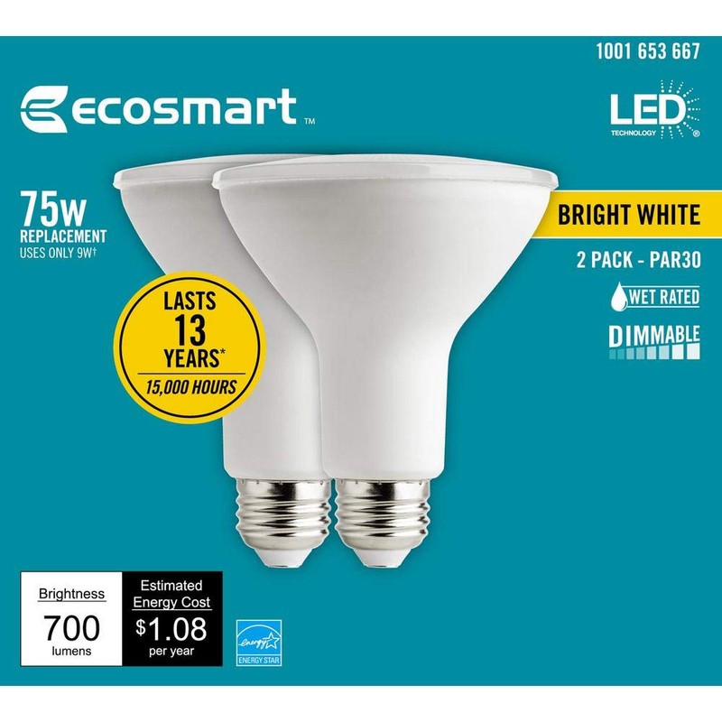 EcoSmart 75-Watt Equivalent PAR30 Dimmable Energy Star Flood LED Light