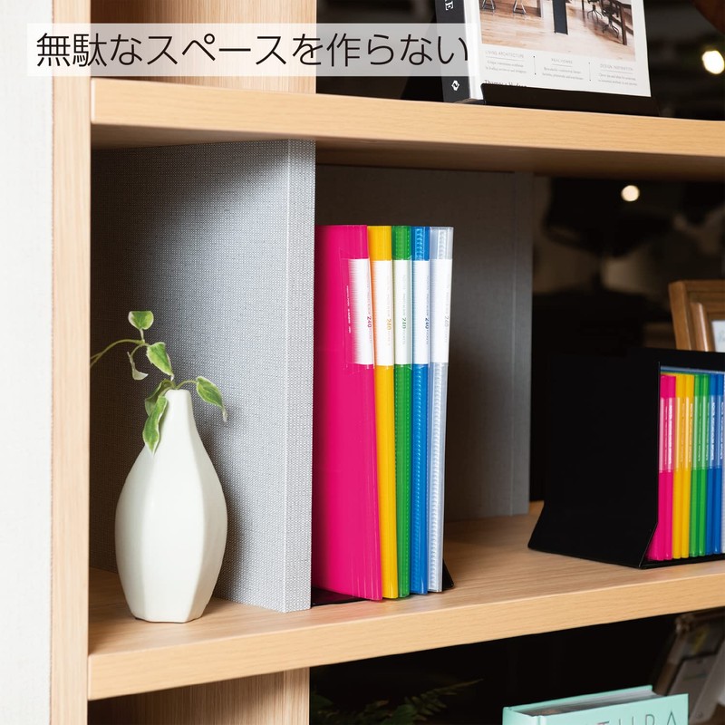 コクヨ ファイル フォトアルバム ノビータ A4スリム 240枚収容 黄 ラ-NA240Y