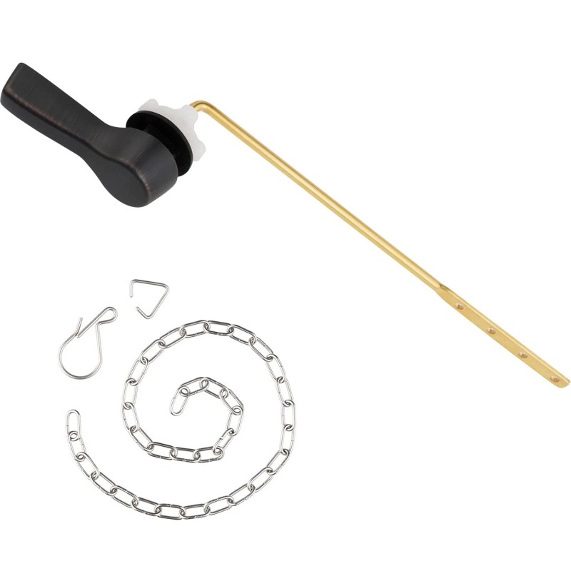 Hibbent Toilet Tank Flush Lever Replacement, Universal Front Mount Handle