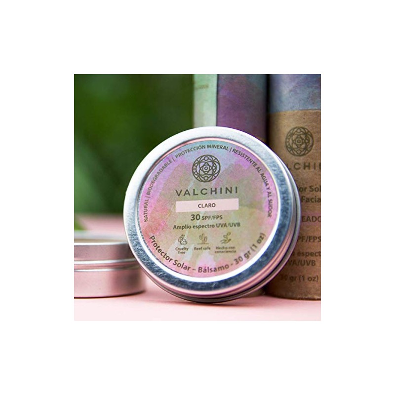 VALCHINI Bálsamo Facial - SPF 30 Protector Solar Natural (30g,